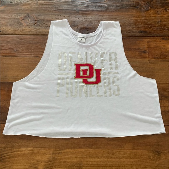 University of Denver Athletic Crop Top - S - Picture 1 of 6